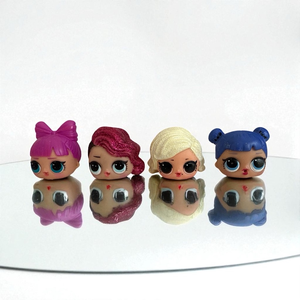 4 LOL Surprise 3” Mini Doll Replacement Heads
